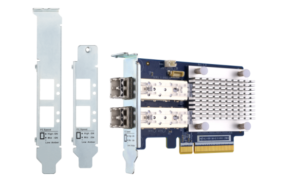 QNAP rozšiřující karta QXP-32G2FC (2x 32Gbps Fibre Channel porty, PCIe Gen3 x8) 