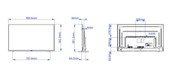 Philips/ 43HFL3014/ 43"/ FHD/ Black 