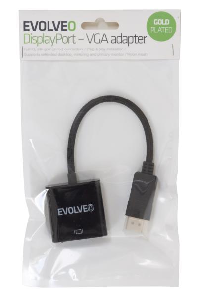 EVOLVEO DisplayPort - VGA adaptér 