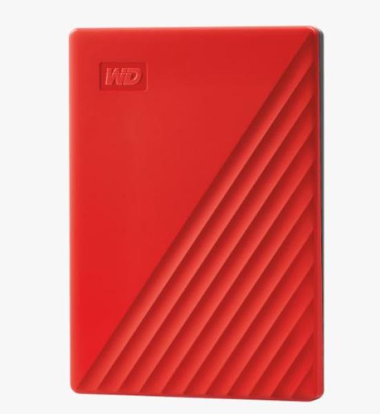 WD My Passport/ 2TB/ HDD/ Externí/ 2.5"/ Červená/ 3R