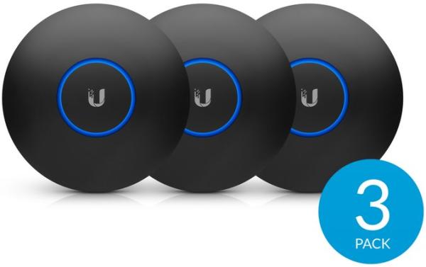 Ubiquiti kryt pre UAP-nanoHD, U6 Lite a U6+, čierny motív, 3 kusy