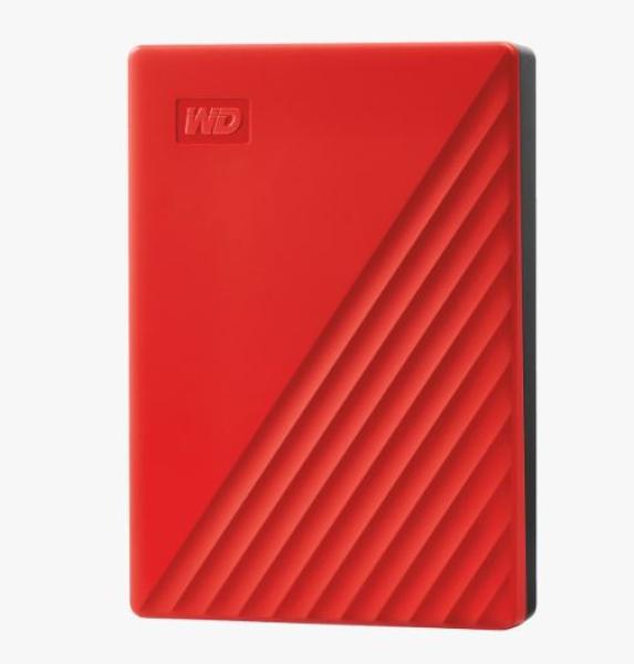 WD My Passport/ 4TB/ HDD/ Externí/ 2.5"/ Červená/ 3R