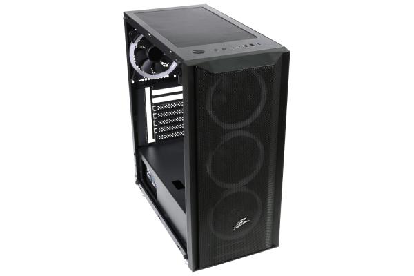 EVOLVEO Ptero Q1/ Midi Tower/ Transpar./ Čierna 