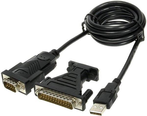 PremiumCord USB 2.0 - RS 232 převodník krátký, osazen chipem od firmy FTDI