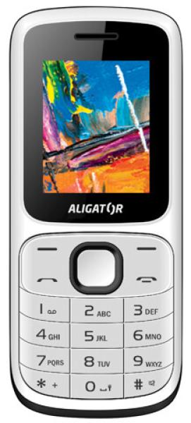 ALIGATOR D210 Dual sim bielo-čierny