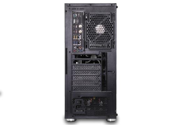 EVOLVEO Ptero Q1/ Midi Tower/ Transpar./ Čierna 