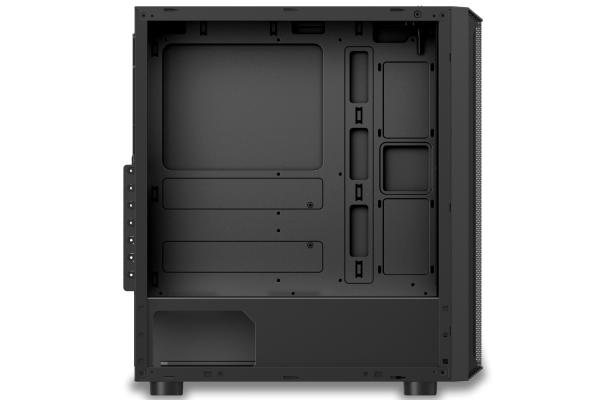 EVOLVEO Ptero Q1/ Midi Tower/ Transpar./ Čierna 