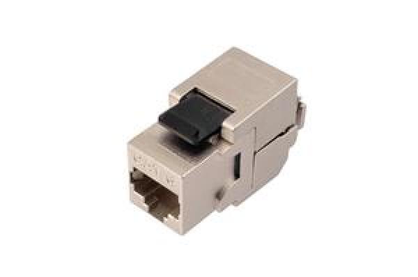 Samorezný keystone Solarix CAT6 STP SXKJ-6-STP-BK-SA