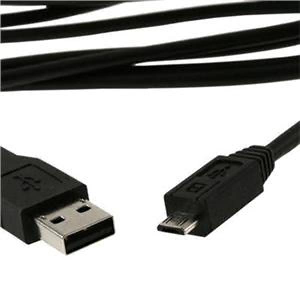 Kábel USB A Male/ Micro B Male, 0.5m, USB 2.0, čierny