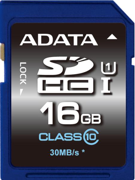 Adata/ SDHC/ 16GB/ 50MBps/ UHS-I U1 / Class 10