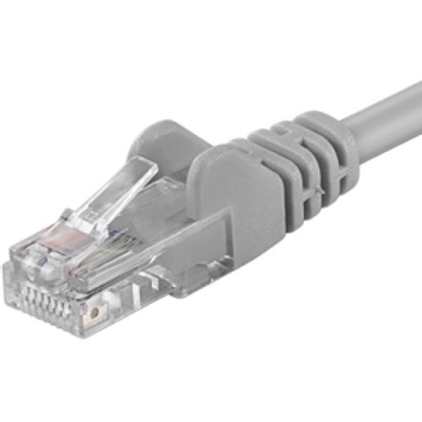 PremiumCord Patch kabel UTP RJ45-RJ45 level 5e 1, 5m šedá