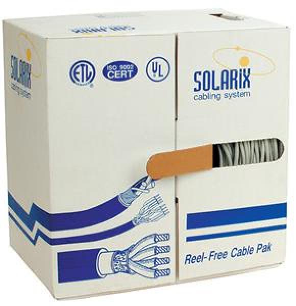 Inštalačný kábel Solarix CAT5E FTP PVC Eca 305m/ box SXKD-5E-FTP-PVC