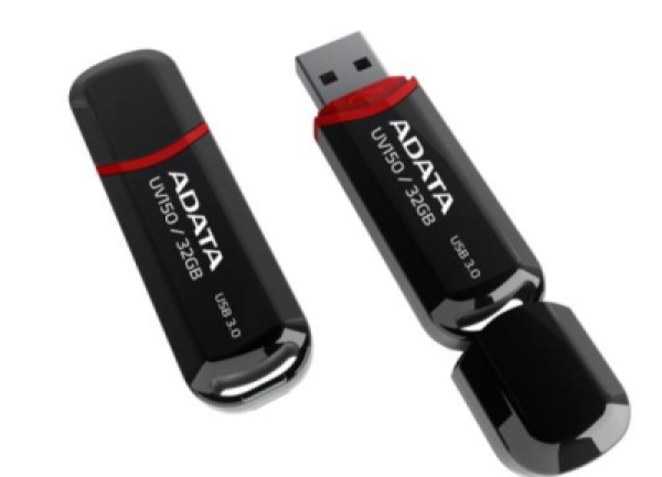 ADATA UV150/ 32GB/ 90MBps/ USB 3.0/ USB-A/ Černá