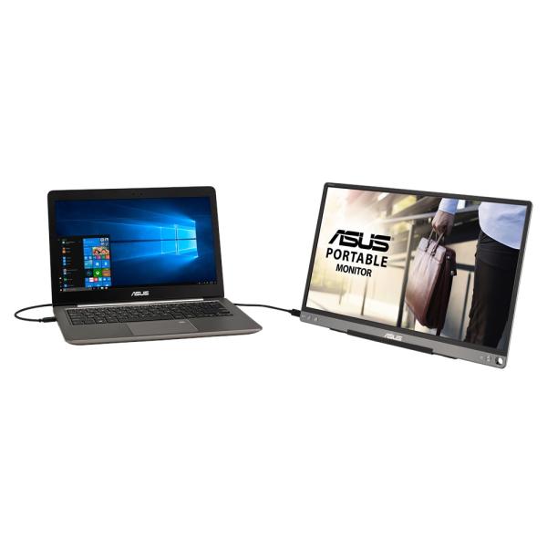 LCD DISPLEJ ASUS 15.6" MB16ACE ZenScreen1920x1080 USB Type-C Prenosný IPS FF Kompatibilný s USB Type-A Automatické otáč 