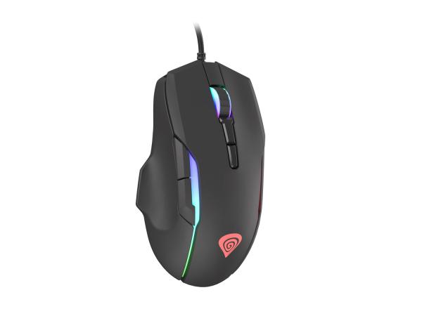 Genesis herná optická myš XENON 220 G2/ RGB/ Herná/ Optická/ Pre pravákov/ 12 400 DPI/ Drôtová USB/ Čierna 