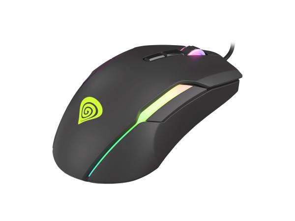 Genesis herná optická myš XENON 220 G2/ RGB/ Herná/ Optická/ Pre pravákov/ 12 400 DPI/ Drôtová USB/ Čierna 