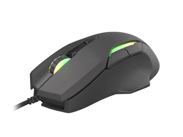 Genesis herná optická myš XENON 220 G2/ RGB/ Herná/ Optická/ Pre pravákov/ 12 400 DPI/ Drôtová USB/ Čierna 