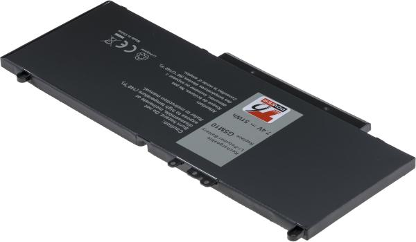 Batéria T6 Power Dell Latitude E5450, E5550, E5250, 3150, 3160, 6900mAh, 51Wh, 4cell, Li-pol 