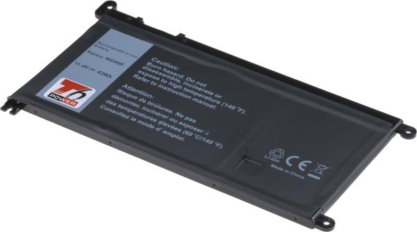 Batéria T6 Power pre Dell Insprion 15 5568, 5578, Vostro 5468, 5568, 3680mAh, 42Wh, 3cell, Li-pol