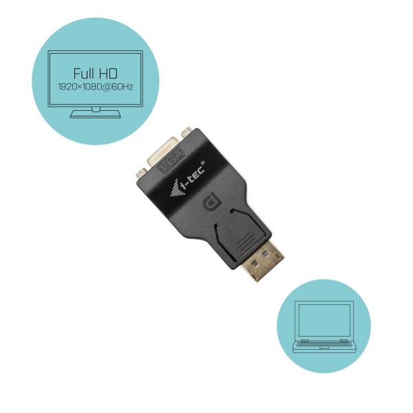 adaptér iTec DisplayPort na VGA 