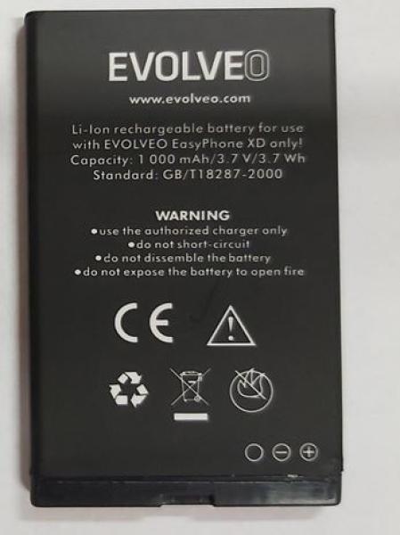 EVOLVEO originální baterie 1000 mAh pro EasyPhone XD/ XR