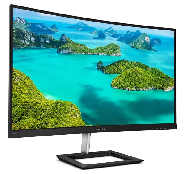 Philips MT VA LED 27" 272E1CA/ 00 - VA panel,  1920x1080,  D-Sub,  HDMI,  DP,  repro,  zakrivený 