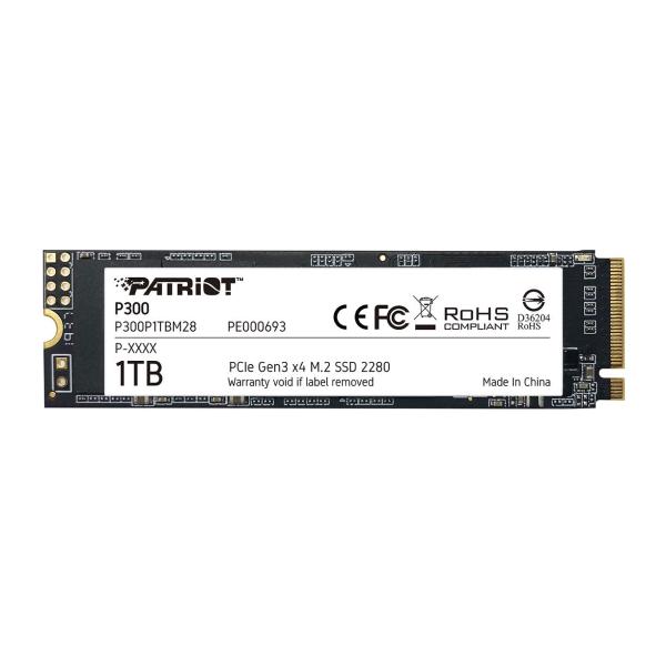 PATRIOT P300/ 1TB/ SSD/ M.2 NVMe/ 5R