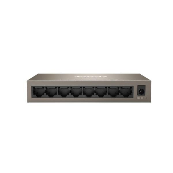 Tenda TEG1008M 8-port Gigabit Switch, 8x 10/ 100/ 1000 Mb/ s, Fanless, MAC 4K, napájení AC/ DC, i na zeď 