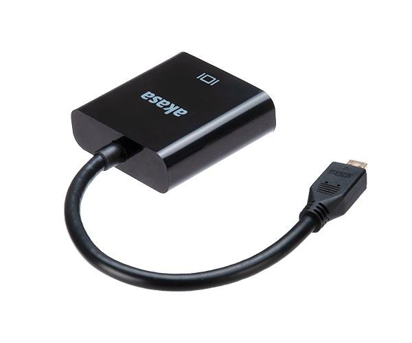 AKASA - Micro HDMI na VGA prevodník 
