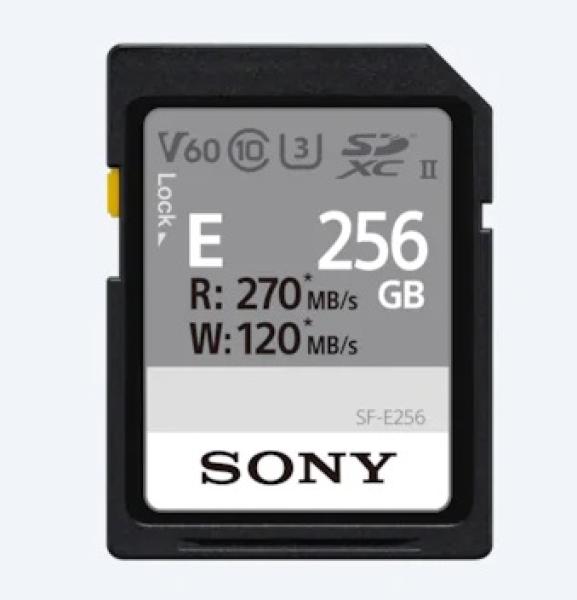 SONY SFE256/ SDXC/ 256GB/ 270MBps/ UHS-II U3 / Class 10