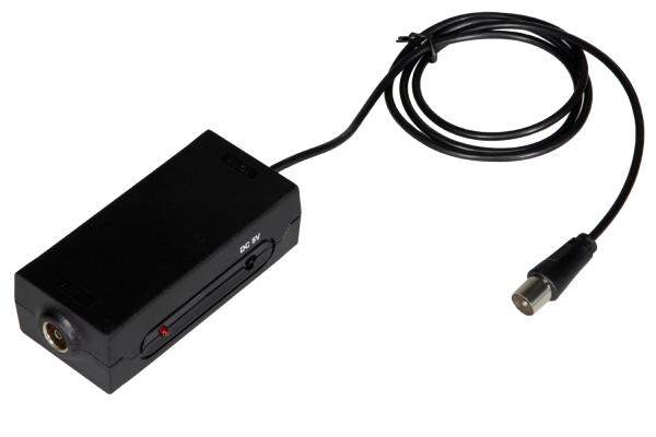 EVOLVEO Xany 5 LTE, 230/ 5V, aktívna izbová anténa DAB+/ DVB-T2, filter LTE 