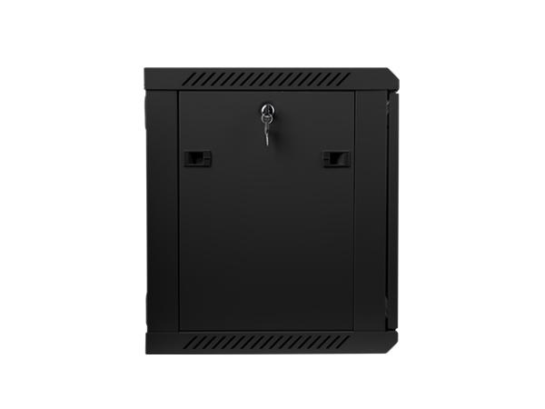 Nástenný rack 19&quot;&quot; 9U 600X450mm čierny flat pack 