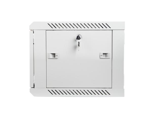Nástenný rack 19&quot; 6U 600X450mm sivý flat pack 