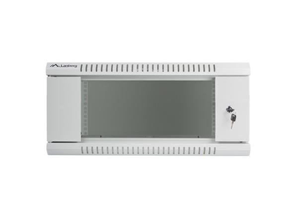 Nástenný rack 19&quot;&quot; 4U 600X450mm sivý flat pack 
