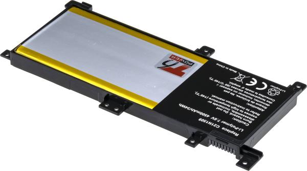 Batéria T6 Power Asus X556, F556, A556, K556, R519, R558, 4500mAh, 34Wh, 2cell, Li-pol 