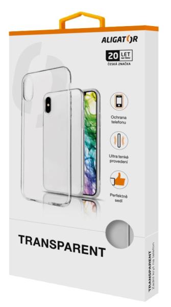 ALIGATOR Pouzdro Transparent Apple iPhone 7/ 8/ SE 20/ 22 