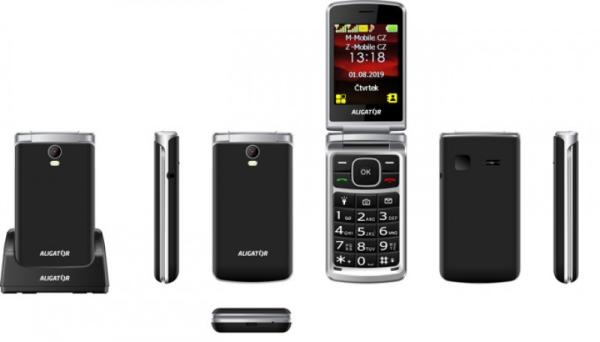 ALIGATOR V710 Senior čierno-strieborný+st.nab. 