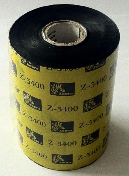 Zebra páska 3400 wax/ resin. šířka 156mm. délka 450