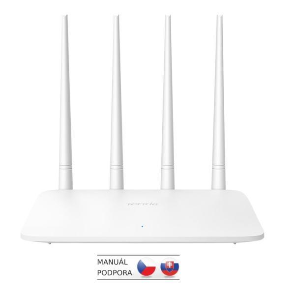 Tenda F6 WiFi N Router 802.11 b/ g/ n, 300 Mbps, Universal Repeater/ WISP/ AP, 4x 5 dBi antény