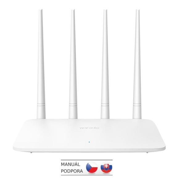 Tenda F6 WiFi N Router 802.11 b/ g/ n, 300 Mbps, Universal Repeater / WISP / AP, 4x 5 dBi antény