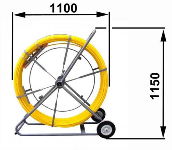 Laminátové naťahovacie pero "kobra" 11mm 200m 