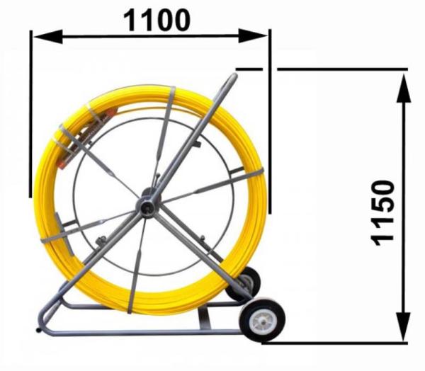 Laminátové protahovací pero "kobra" 11mm 200m 