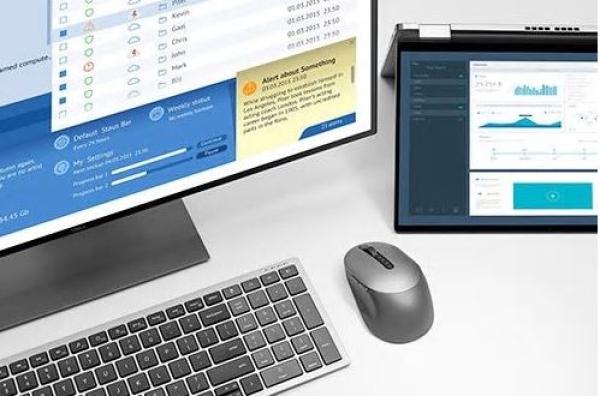 Dell MS5320W/ Kancelárska/ Optická/ Pre pravákov/ 1 600 DPI/ Bezdrôtová USB/ Čierna 