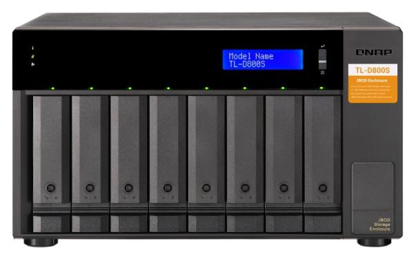 QNAP TL-D800S - úložná jednotka JBOD SATA (8x SATA), desktop