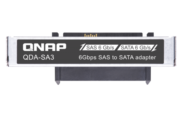 QNAP adaptér QDA-SA3-4PCS (2, 5" 6Gbs SATA v 2, 5" SAS pozici, určeno pro QNAP all-flash ZFS NAS) 
