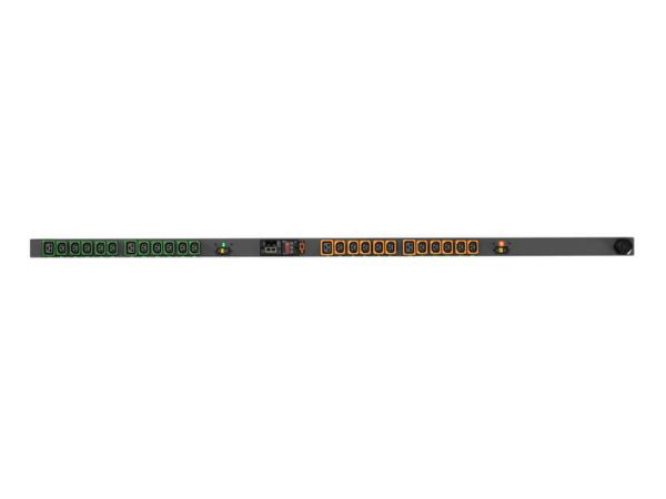 Vertiv Geist PDU, 32A, 20xC13 + 4xC19, vidlice IEC309, 0U, jističe 2x16A, spínaná, U-lock