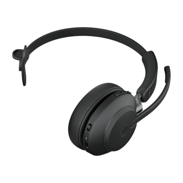 Jabra Evolve2 65/ Mono/ BT/ Bezdrať/ MS/ Stand/ Čierna 