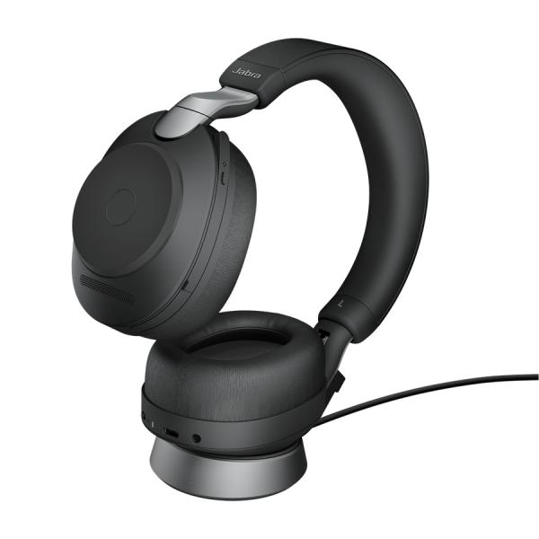 Jabra Evolve2 85/ Stereo/ ANC/ BT/ Bezdrát/ MS/ Stand/ Černá