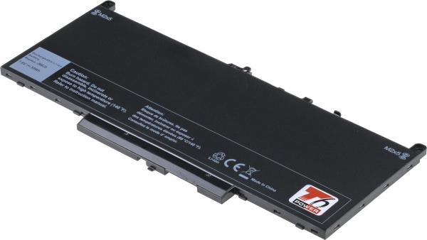 Batéria T6 Power pre Dell Latitude E7270, E7470, 12 E7270, 14 E7470, 7200mAh, 55Wh, 4cell, Li-pol