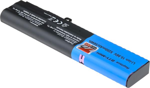 Batéria T6 Power MSI BTY-M6H, GE62, GE72, GL72, GL73, GP62, GP72, 5200mAh, 56Wh, 6cell 